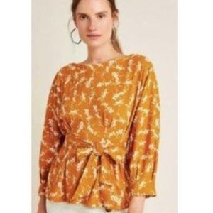 Exclusive Anthropologie Peplum Blouse